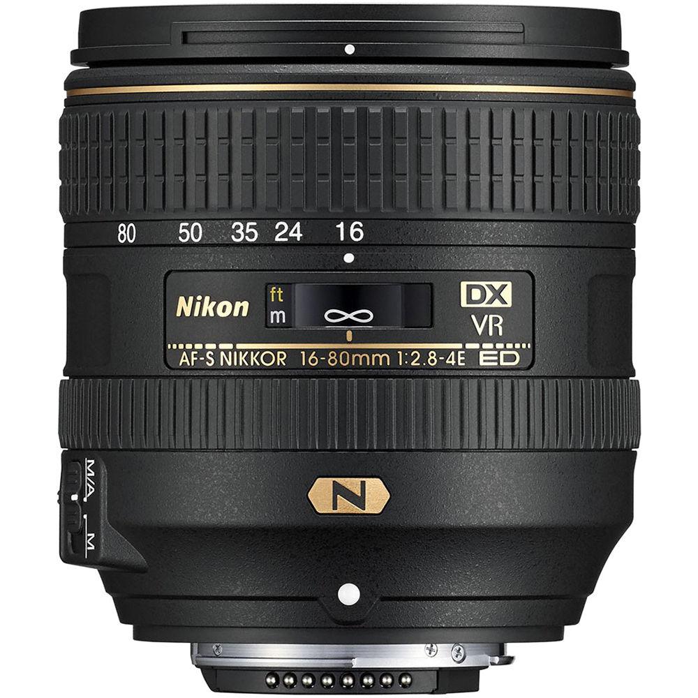Nikon AF-S DX NIKKOR 16-80mm f 2.8-4E ED VR Lens