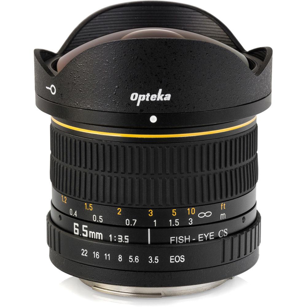 Opteka 6.5mm f 3.5 Fisheye Lens for Canon EF