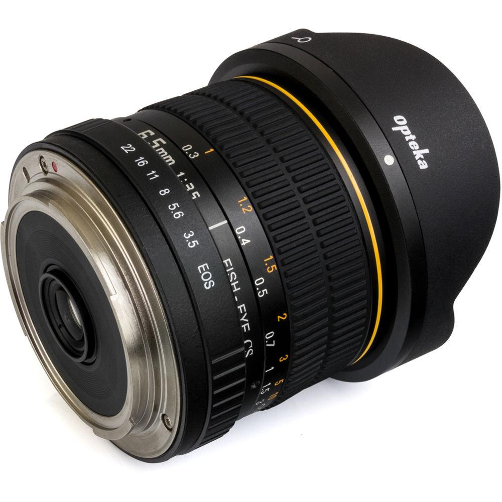 Opteka 6.5mm f 3.5 Fisheye Lens for Canon EF