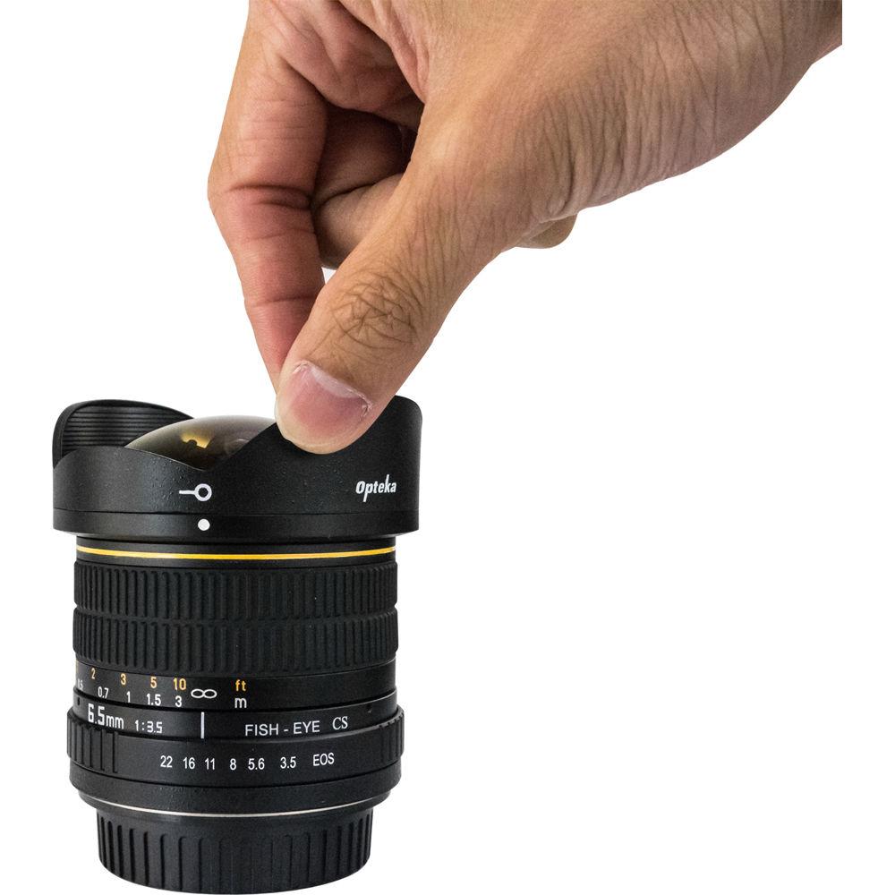 Opteka 6.5mm f 3.5 Fisheye Lens for Canon EF
