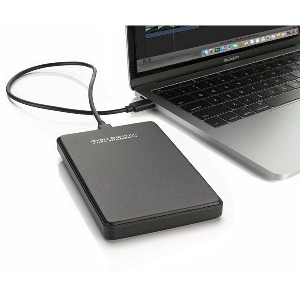 Oyen Digital 256GB U32 Shadow USB 3.1 Gen 2 Type-C External SSD