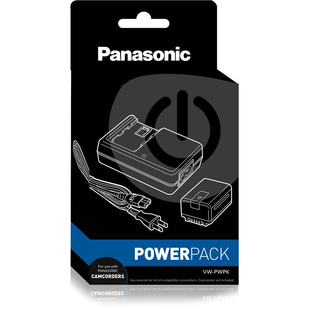 Panasonic Battery and Charger Kit for Select Camcorders, Panasonic, Battery, Charger, Kit, Select, Camcorders