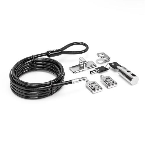 Rocstor Rocbolt Security Cable & Key Lock Kit for Desktop & Peripherals