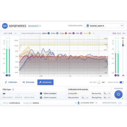 SONARWORKS Reference 4 Studio Edition Upgrade from Reference 3 Speaker - Speaker and Headphone Calibration Plug-In