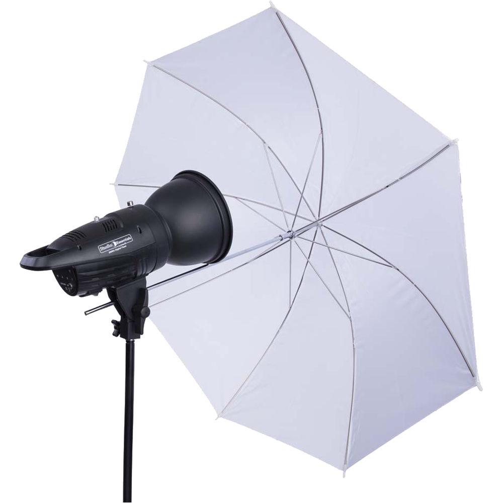 Studio Essentials 200Ws Value Flash Head 1-Light Kit with Umbrella and Wireless Remote