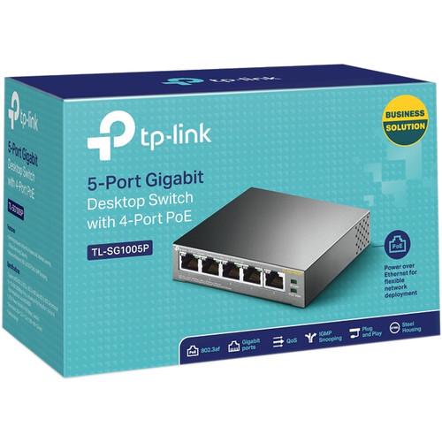 TP-Link TL-SG1005P 5-Port Gigabit PoE Unmanaged Switch