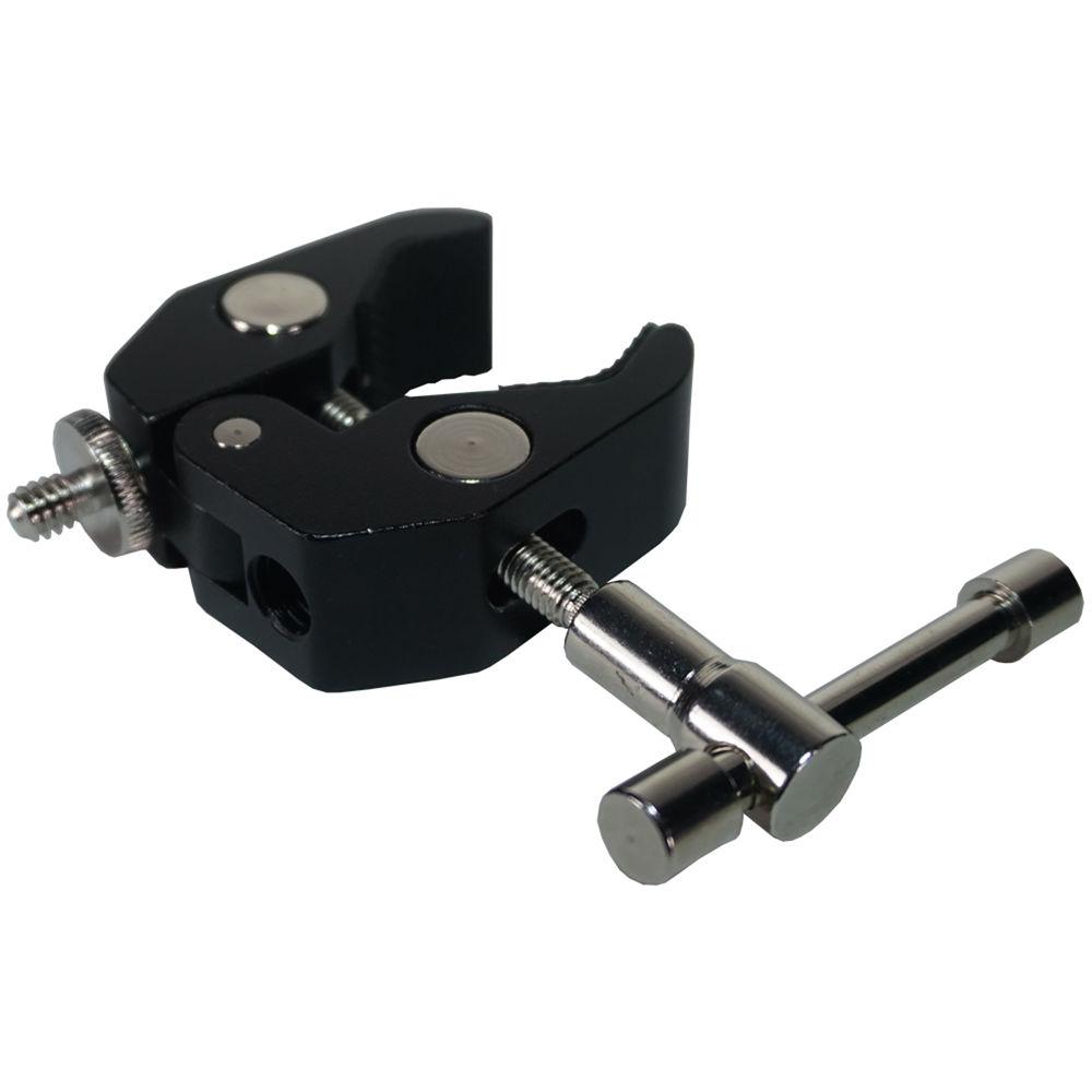 IndiPRO Tools Super Clamp with 1 4"-20 to 1 4"-20 Screw Converter
