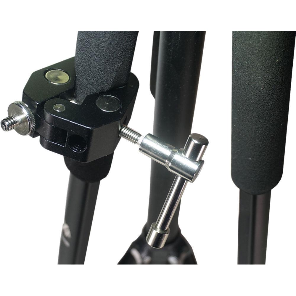 IndiPRO Tools Super Clamp with 1 4"-20 to 1 4"-20 Screw Converter