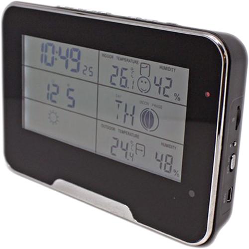 KJB Security Products SleuthGear Zone Shield EZ Wi-Fi Weather Station with 1080p Covert Camera & DVR