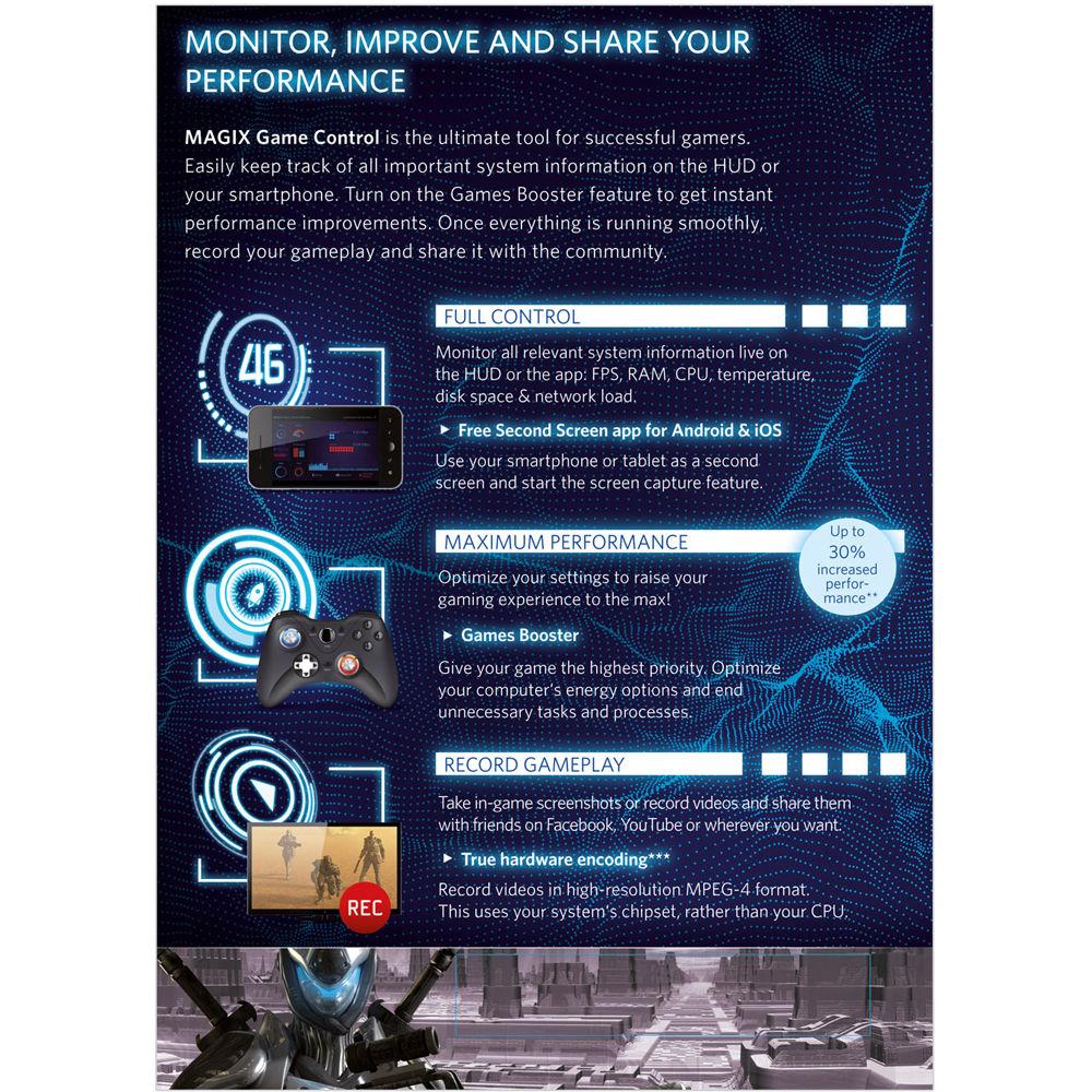 MAGIX Entertainment Game Control