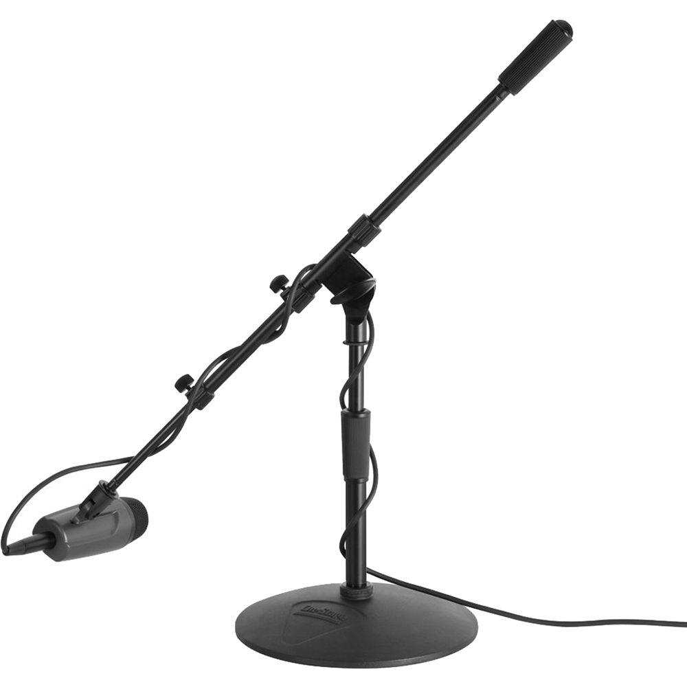 On-Stage MS9409 Pro Kick Drum Mic Stand with Telescoping Shaft and Adjustable Boom