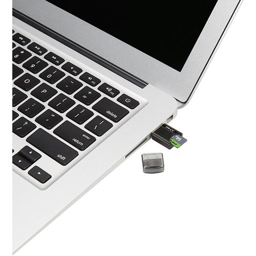 PNY Technologies 64GB Elite microSDXC Memory Card with OTG Card Reader