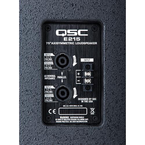 QSC E215 - Dual 15" Two-Way Passive Loudspeaker