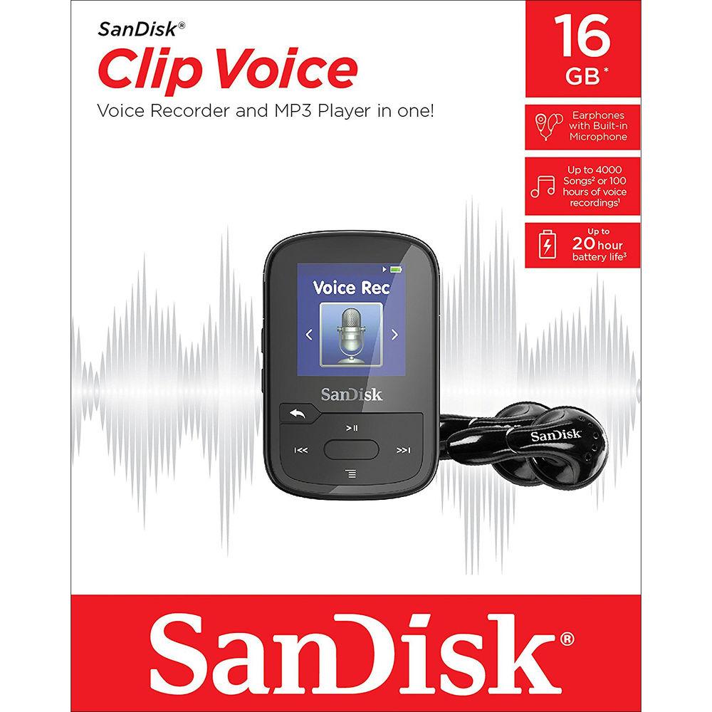 SanDisk 16GB Clip Voice