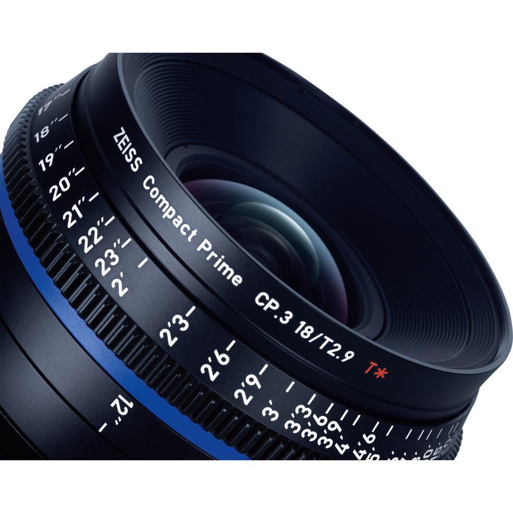 ZEISS CP.3 18mm T2.9 Compact Prime Lens