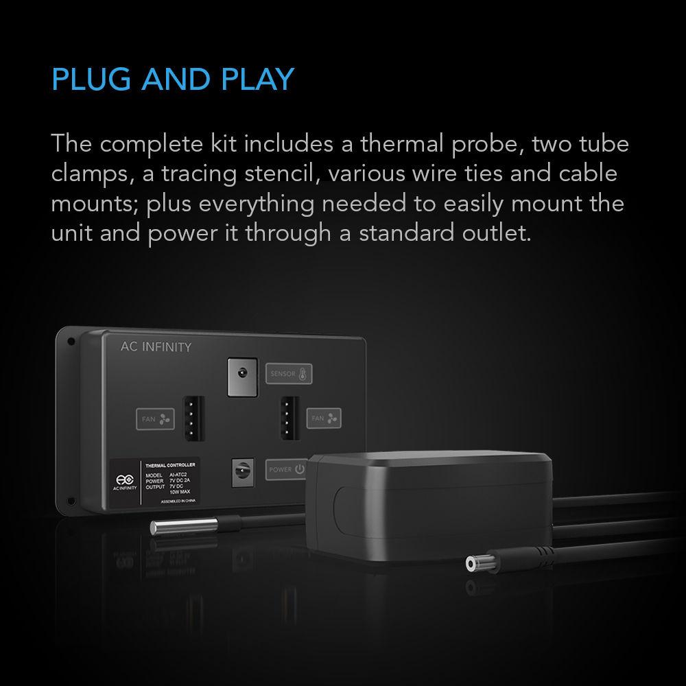 AC Infinity CLOUDLINE T6 Quiet Inline Mixed-Flow Duct Fan System