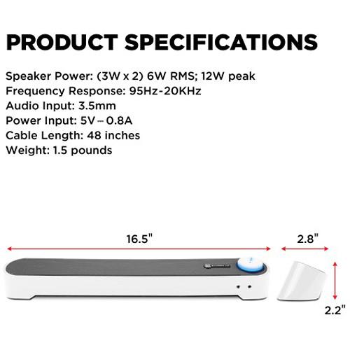 Accessory Power SonaVERSE UBR USB Powered Multimedia Speaker