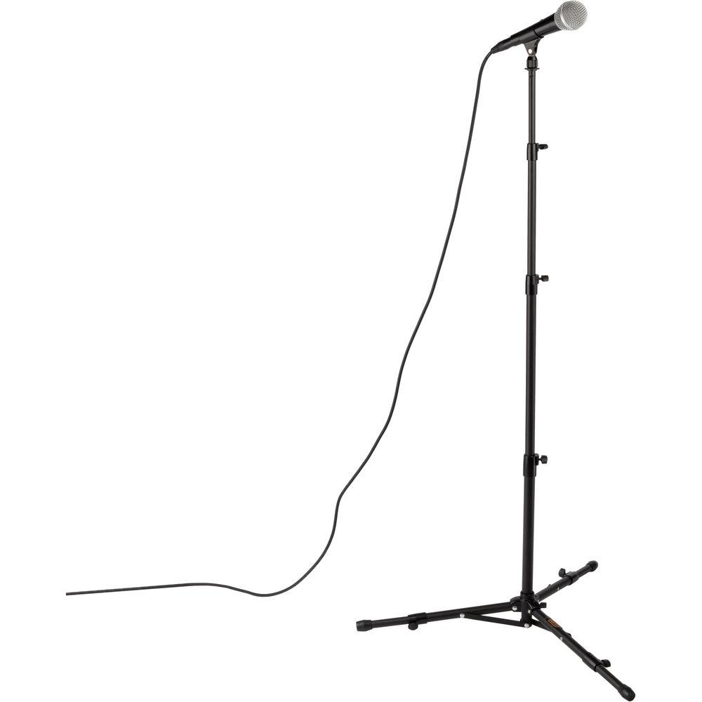 Auray Travelers Mic Stand with Tripod Base
