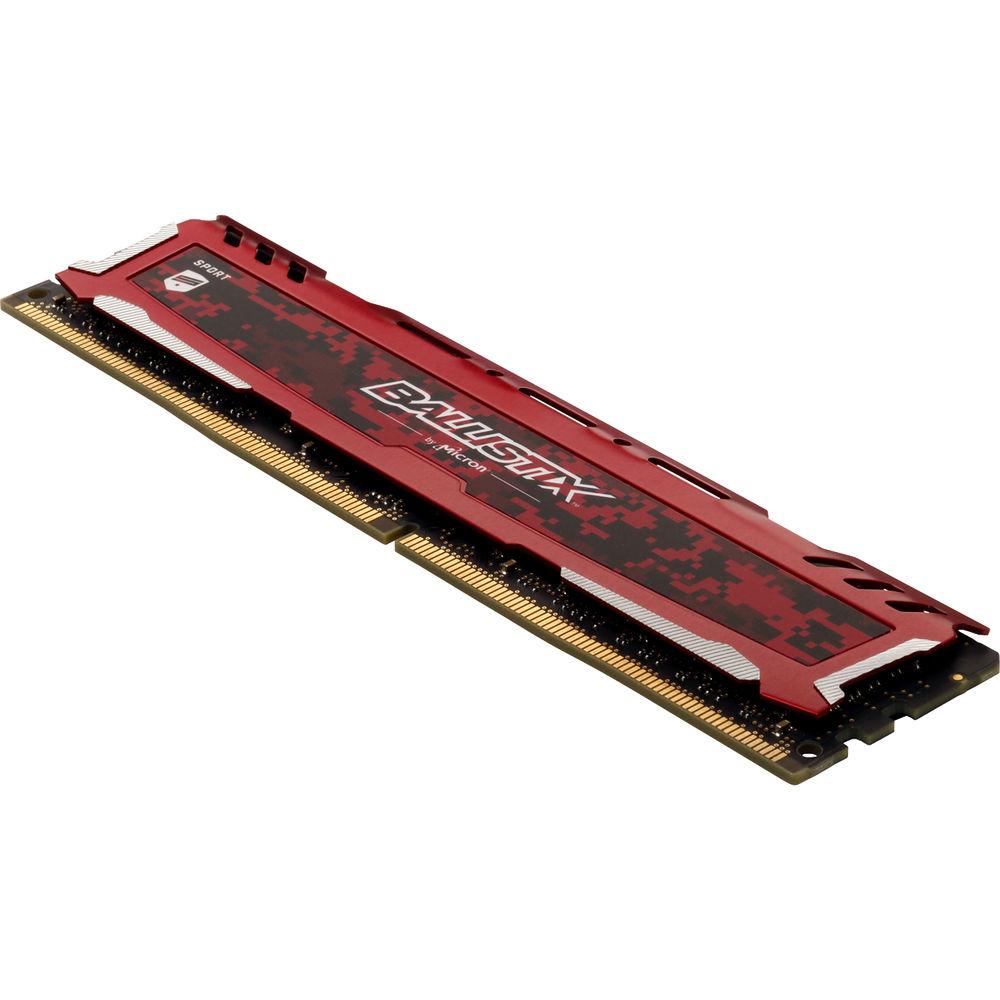 Ballistix 32GB Sport LT Series DDR4 3200 MHz DR UDIMM Memory Kit