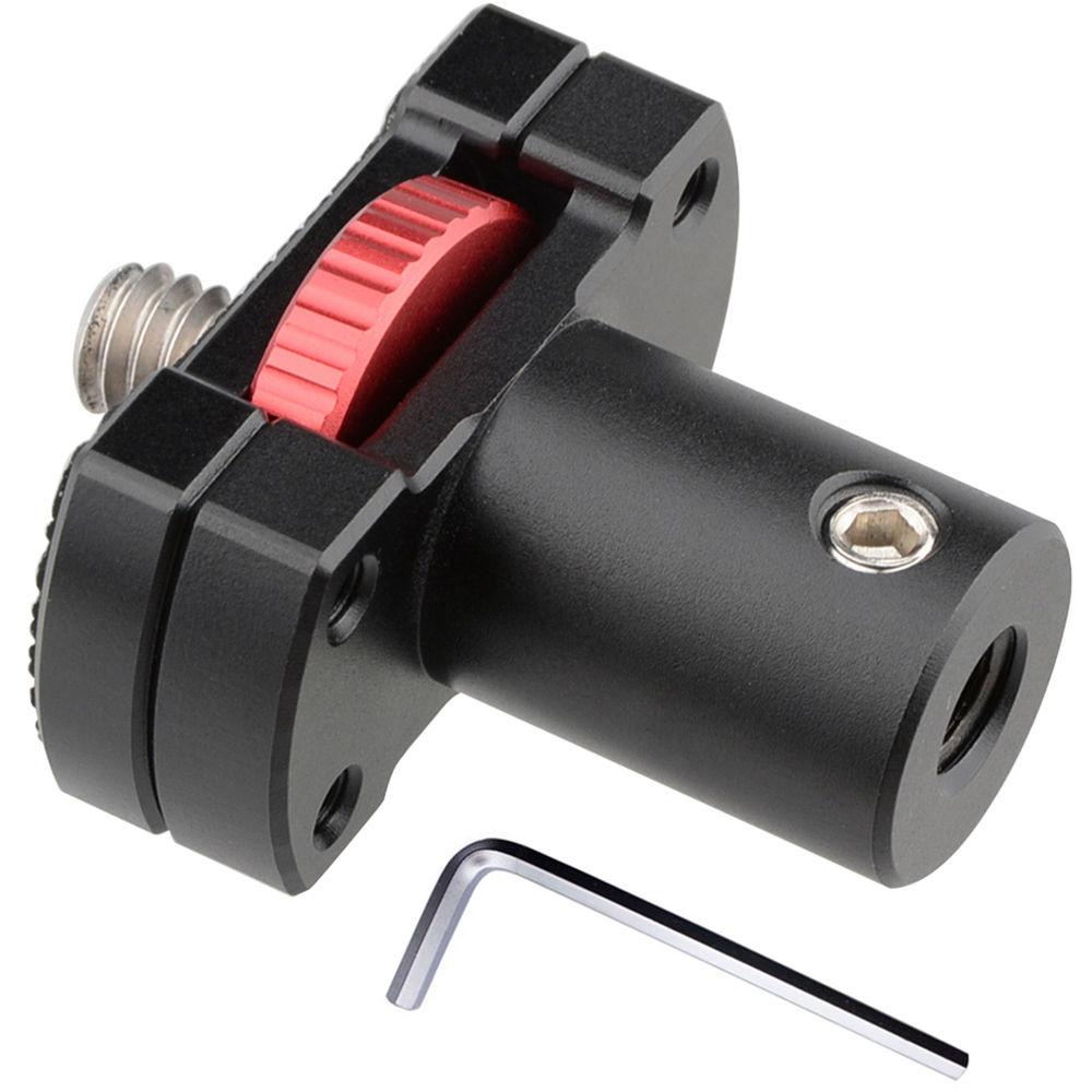 CAMVATE 15mm Micro Rod Mount with Knurled 1 4"-20 Locknut