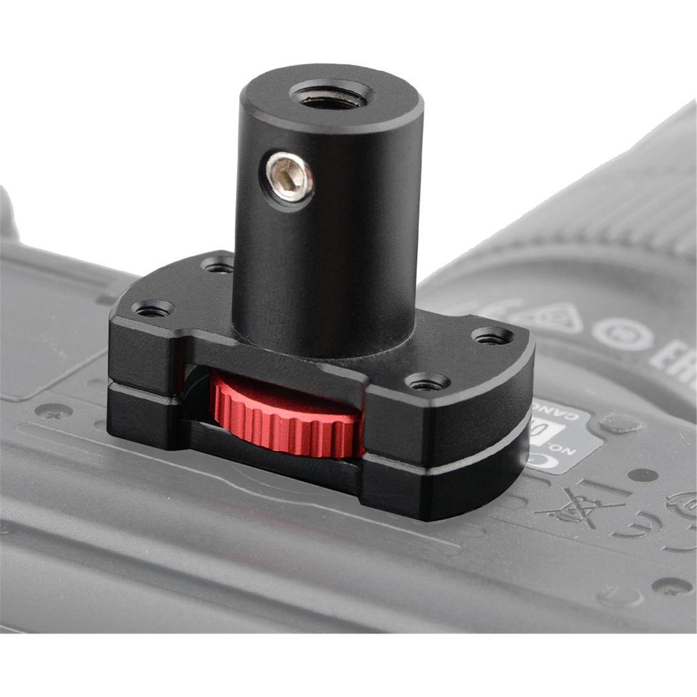 CAMVATE 15mm Micro Rod Mount with Knurled 1 4"-20 Locknut