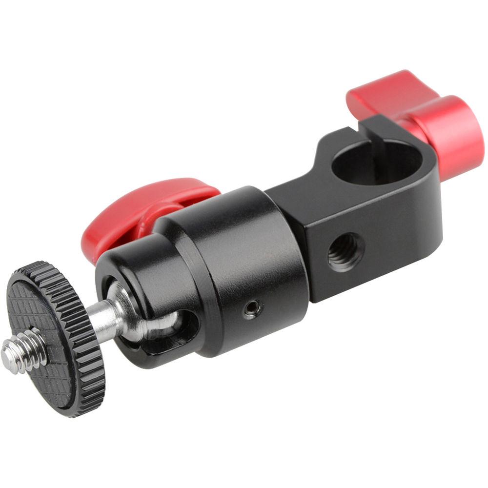 CAMVATE 15mm Rod Clamp with 1 4"-20 Screw Mini Ball Head Mount