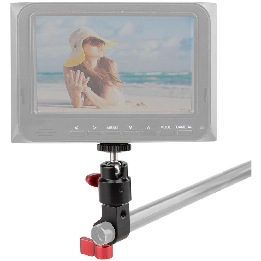 CAMVATE 15mm Rod Clamp with 1 4"-20 Screw Mini Ball Head Mount