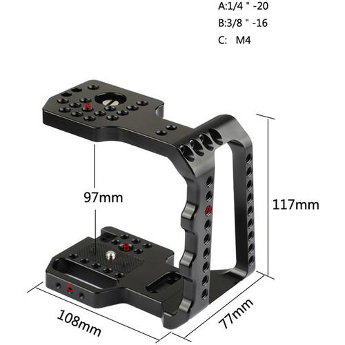 CAMVATE Formfitting Half Cage for Blackmagic Design Pocket Cinema Camera 4K