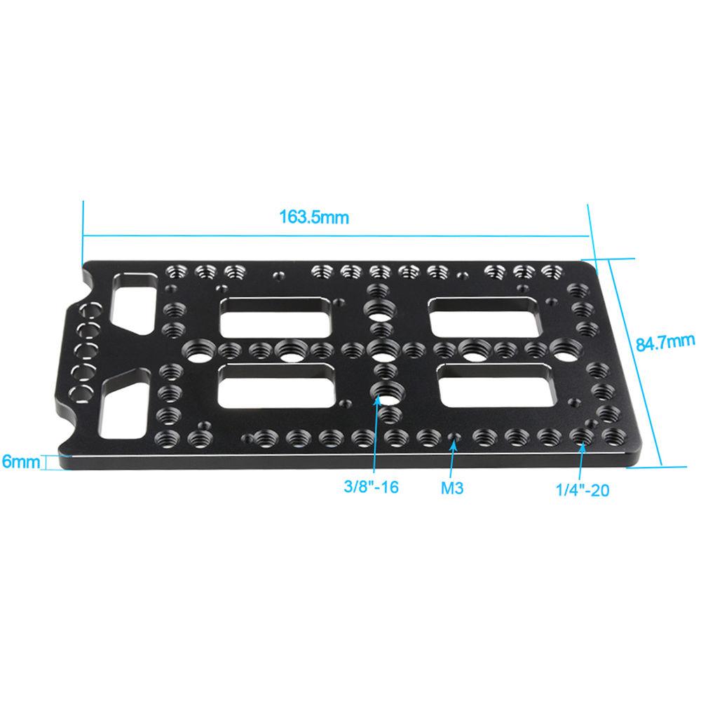 CAMVATE Multi-Purpose Mounting Cheese Plate with Railblock