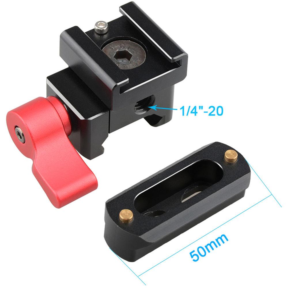 CAMVATE Quick Release Clamp & Cold Shoe Mount Adapter