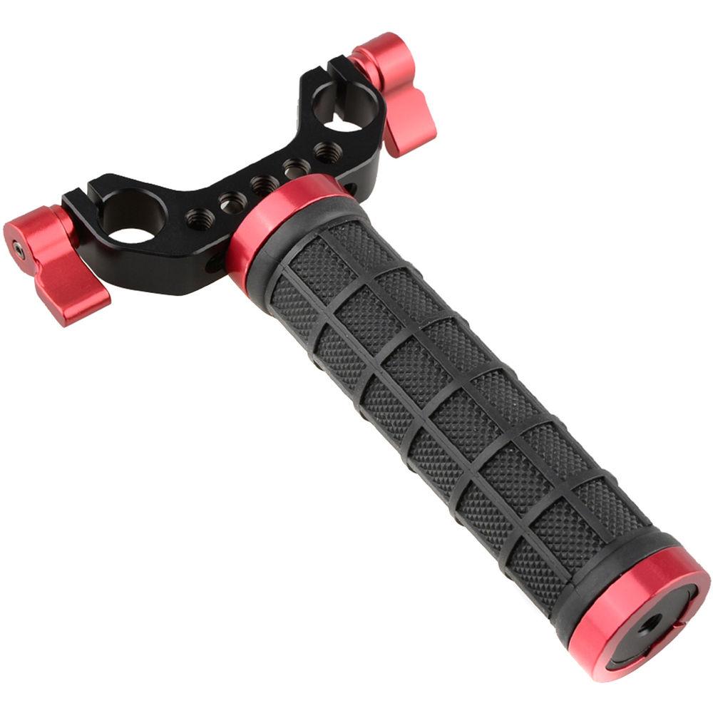 CAMVATE Single Mid-Handle Handheld Camera Stabilizer Hand Grip with Stabilizer Rod Clamp