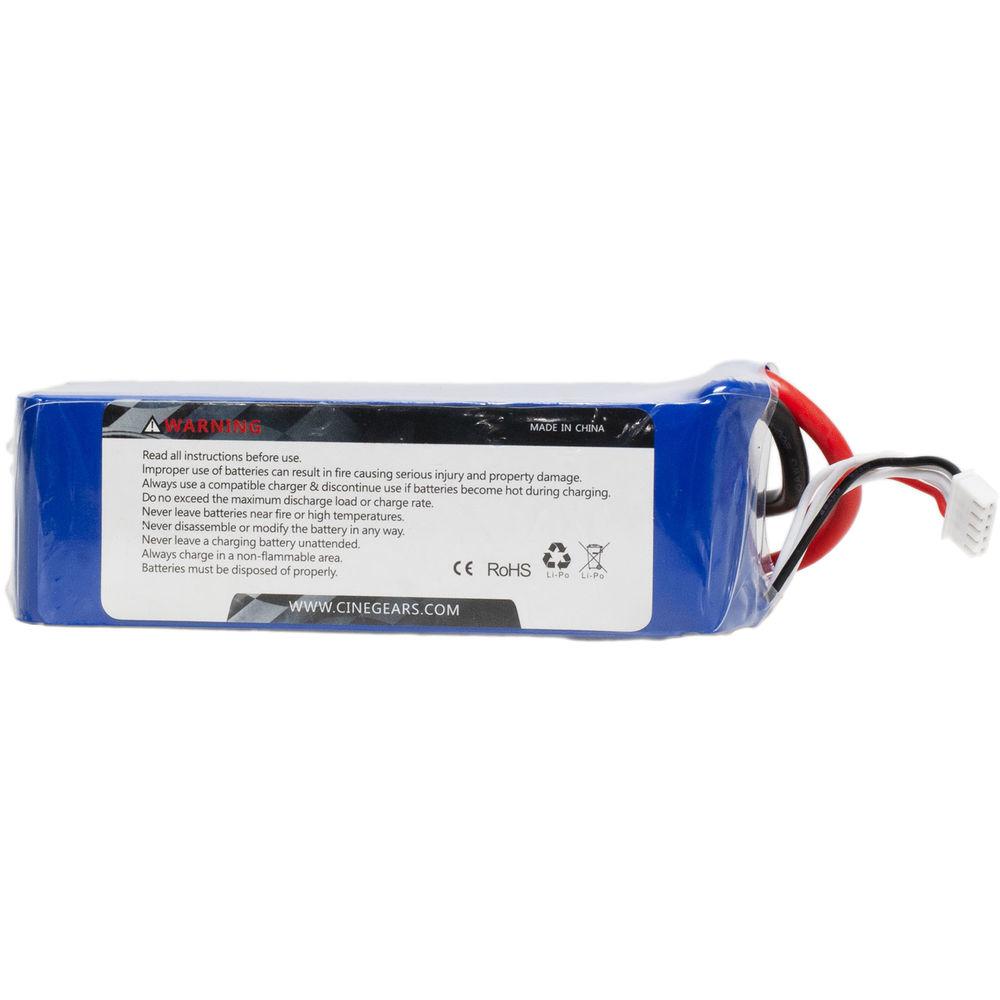 CINEGEARS 14.8V 77Wh LiPo Battery for RC Gimbal Car
