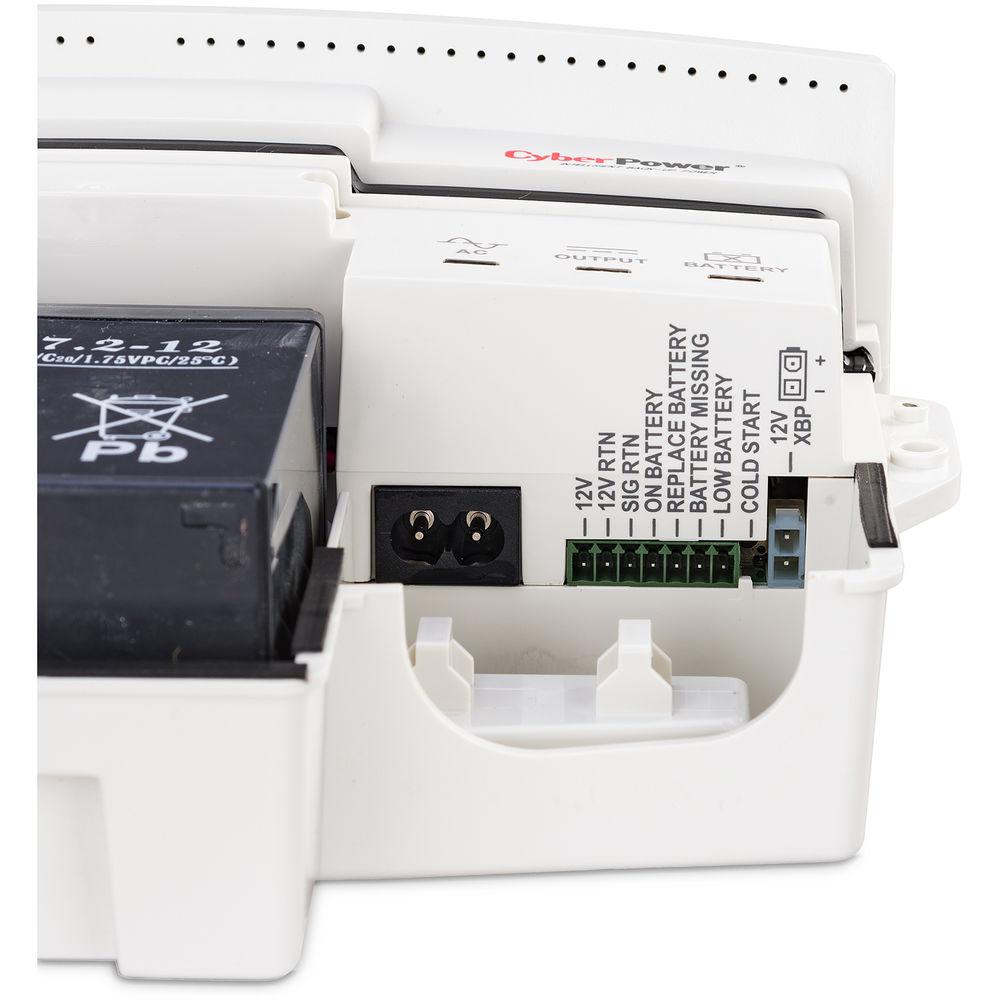 CyberPower UPS MDU Indoor 12V 20Ah 75W, Audible Alarm, Regulated Output