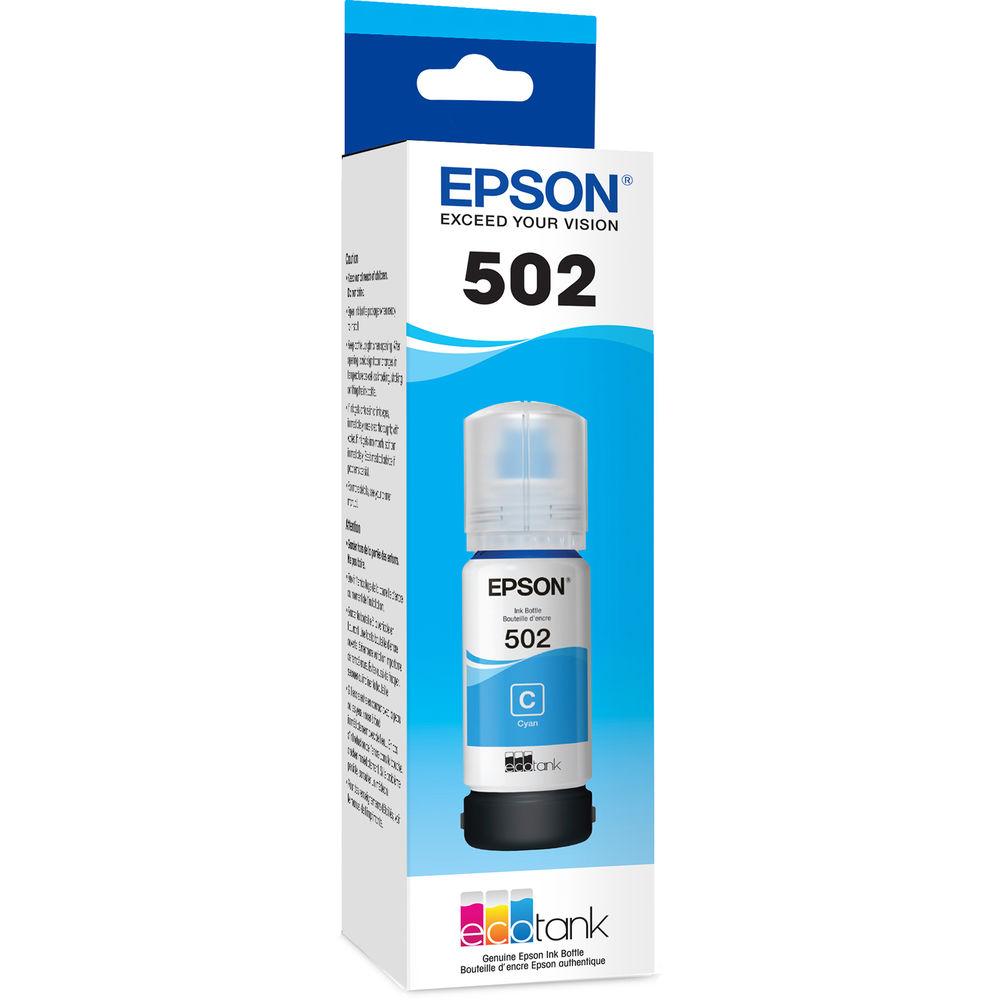Epson T502 Cyan EcoTank Ink Bottle