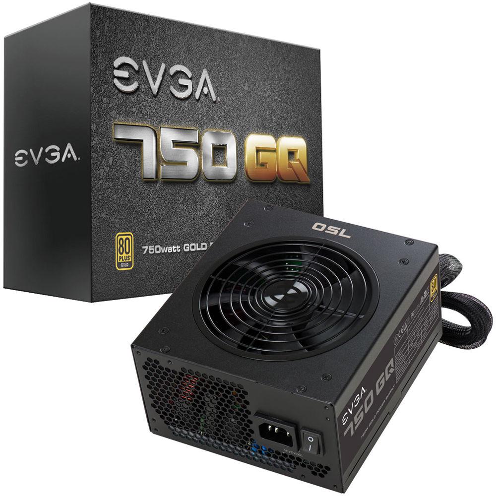 EVGA 750 GQ 750W 80 Plus Gold Semi-Modular Power Supply