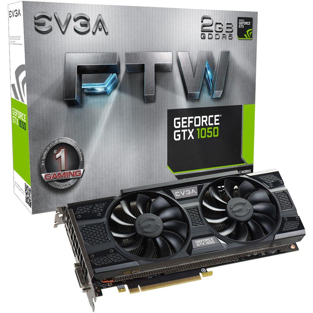 EVGA GeForce GTX 1050 FTW GAMING ACX 3.0 Graphics Card