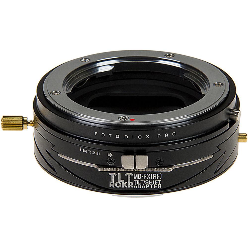 FotodioX Pro TLT ROKR Tilt-Shift Lens Mount Adapter for Minolta MD-Mount Lens to Fujifilm X-Mount Camera