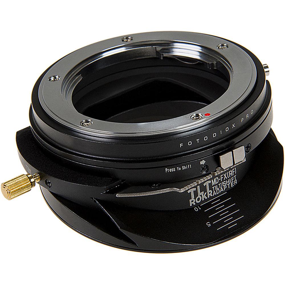 FotodioX Pro TLT ROKR Tilt-Shift Lens Mount Adapter for Minolta MD-Mount Lens to Fujifilm X-Mount Camera