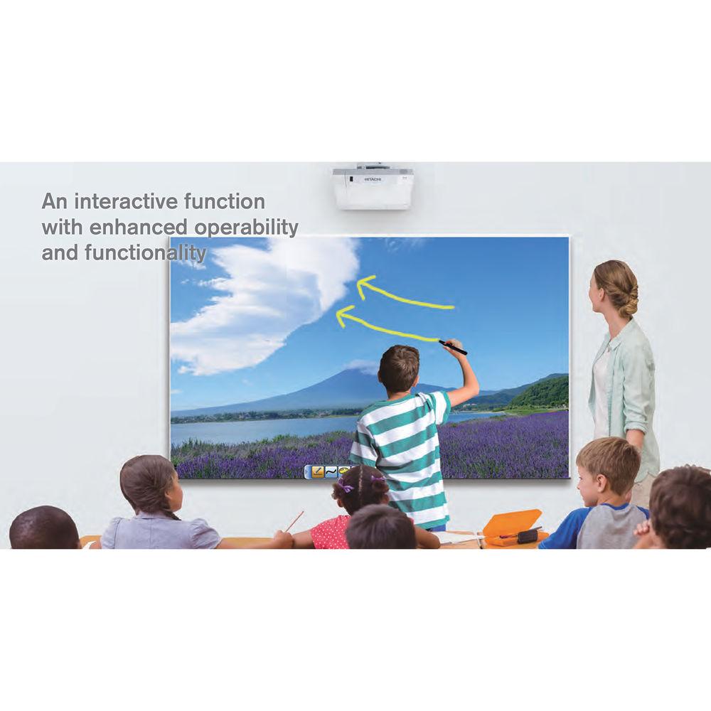 Hitachi CP-TW3506 3700-Lumen WXGA Interactive Ultra Short Throw 3LCD Projector