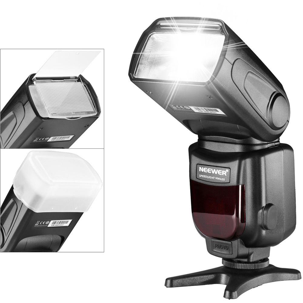 Neewer NW620 Flash with FC-16 Trigger and Accessories Kit for Nikon and Canon Cameras