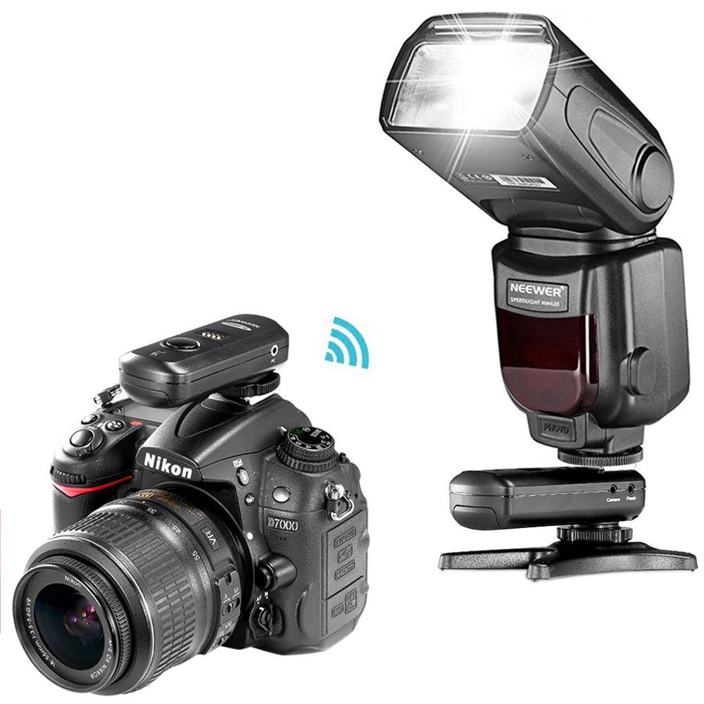 Neewer NW620 Flash with FC-16 Trigger and Accessories Kit for Nikon and Canon Cameras