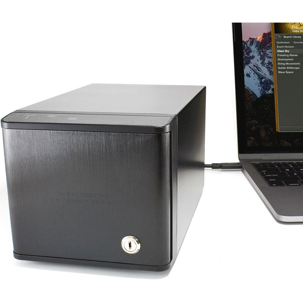 Oyen Digital 12TB Mobius Pro 2-Bay USB-C RAID HDD System