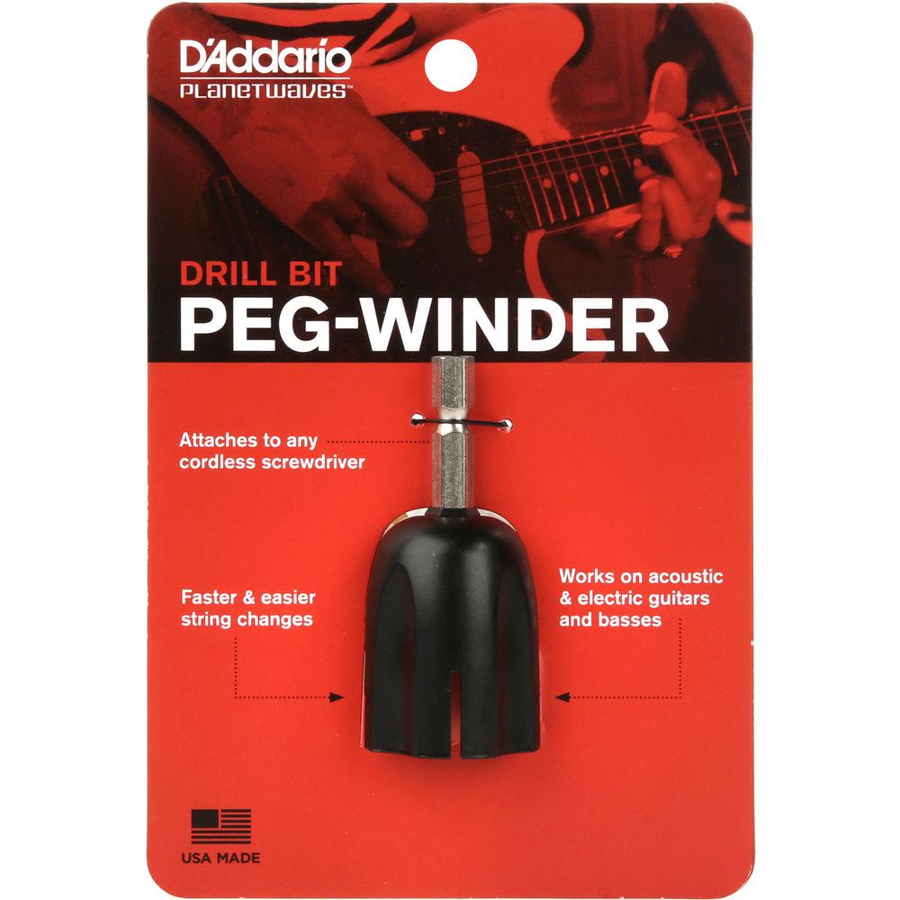 Planet Waves Drill Bit Peg Winder for Guitars & Basses