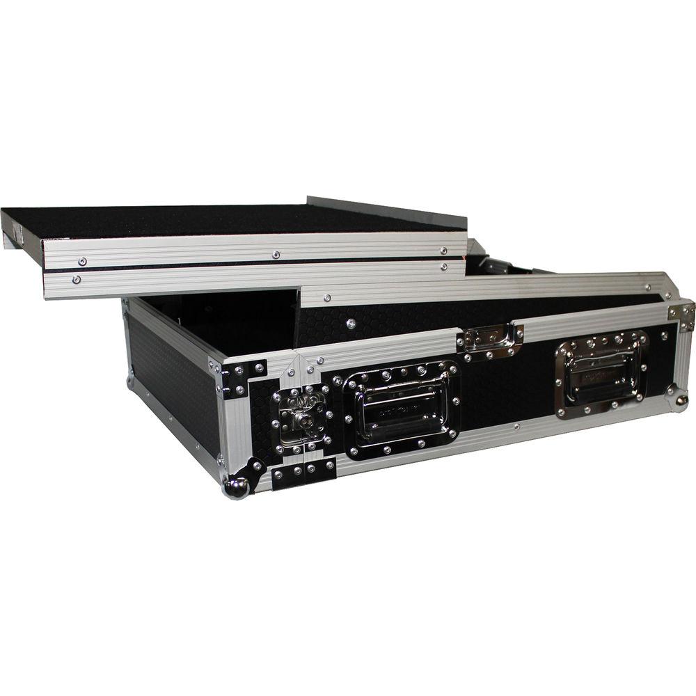 ProX 19" Slant ATA 300 Style Rackmount Case for Up to 13 RU Mixer with Laptop Shelf