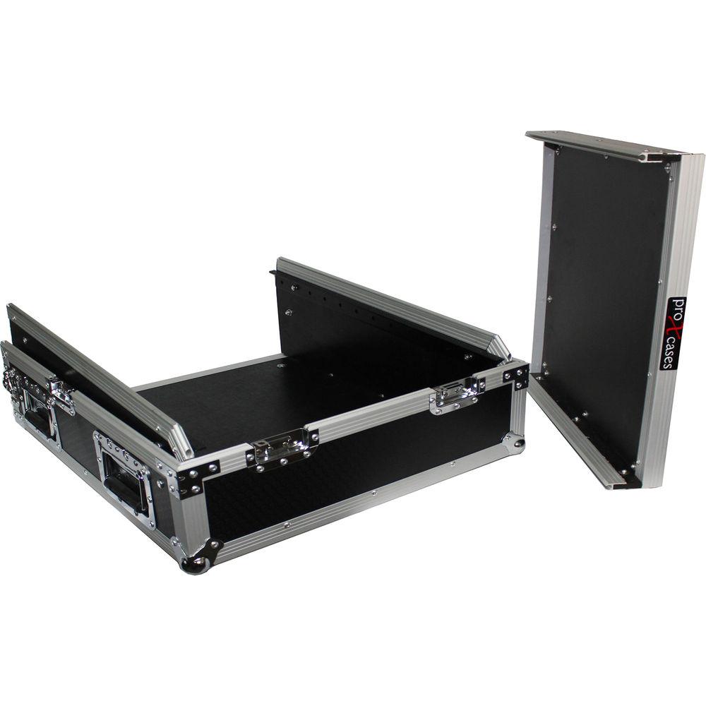 ProX 19" Slant ATA 300 Style Rackmount Case for Up to 13 RU Mixer with Laptop Shelf