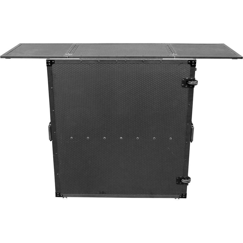 ProX Transformer Series Fold-Away DJ Performance Desk Facade with Wheels