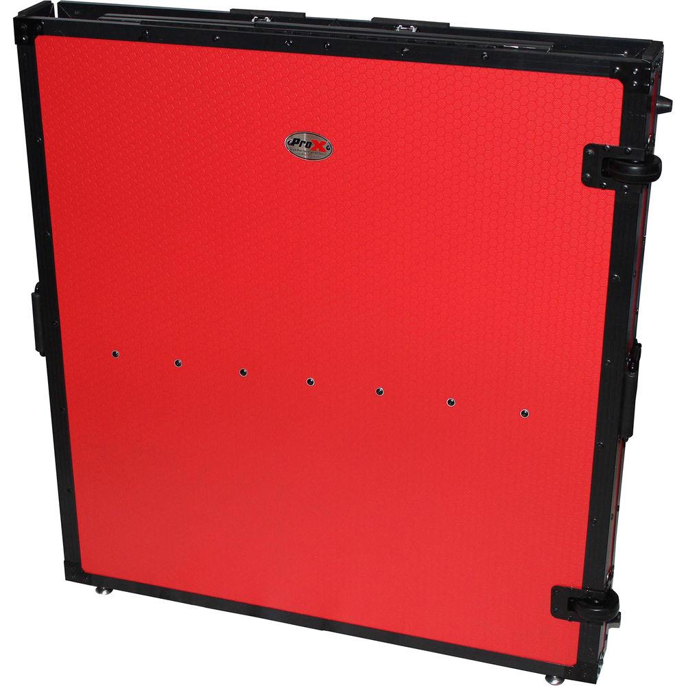 ProX Transformer Series Fold-Away DJ Performance Desk Facade with Wheels