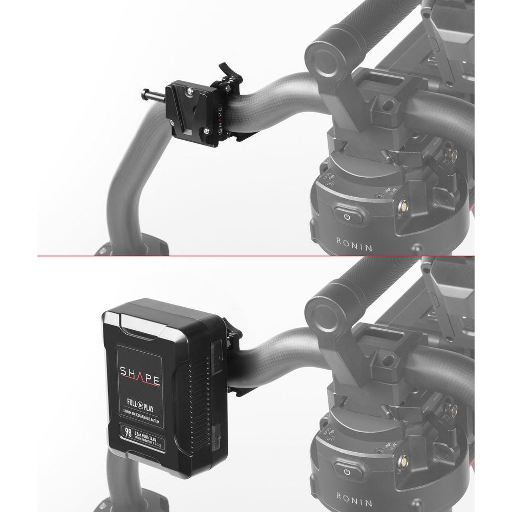 SHAPE V-Mount Battery Clamp for 30mm Gimbal Handlebar