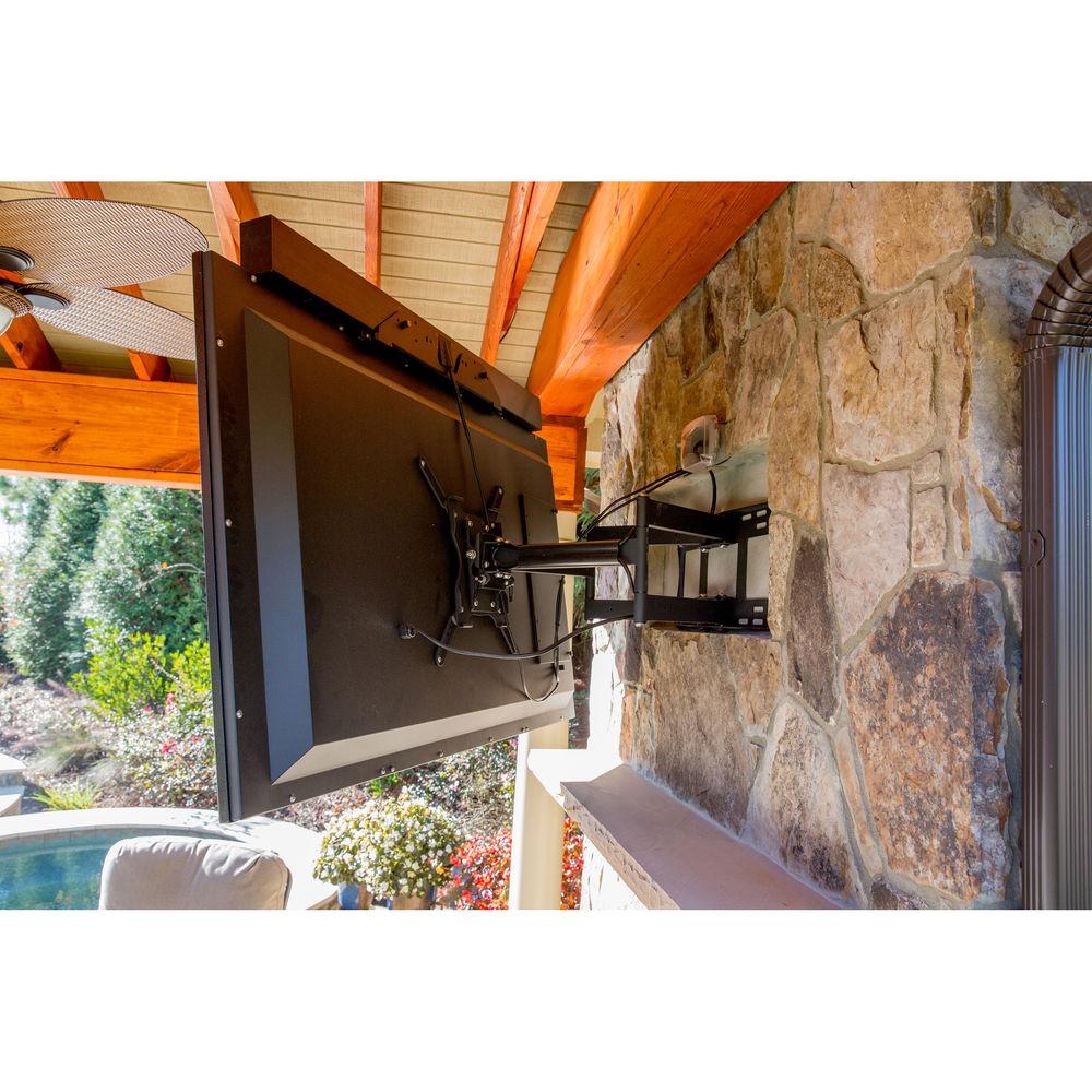 SunBriteTV Dual Arm Articulating Outdoor Weatherproof Mount for 37-80" TV Screens & Displays
