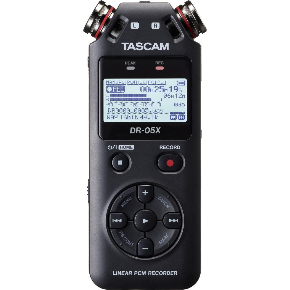 Tascam DR-05X Stereo Handheld Digital Audio Recorder with USB Audio Interface